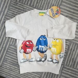 Bossini M&Ms Kids Sweatshirt Red Blue Yellow 4-5 Years